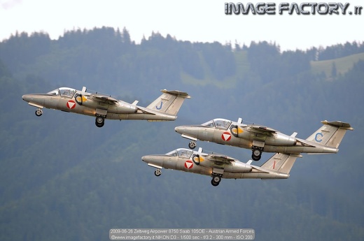 2009-06-26 Zeltweg Airpower 8750 Saab 105OE - Austrian Armed Forces